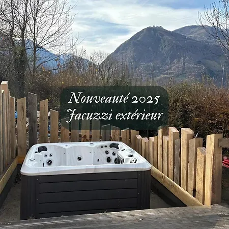 Maison Style 4 Etoiles Avec Jacuzzi- La Serenite De Sailhan בקתה Camparan