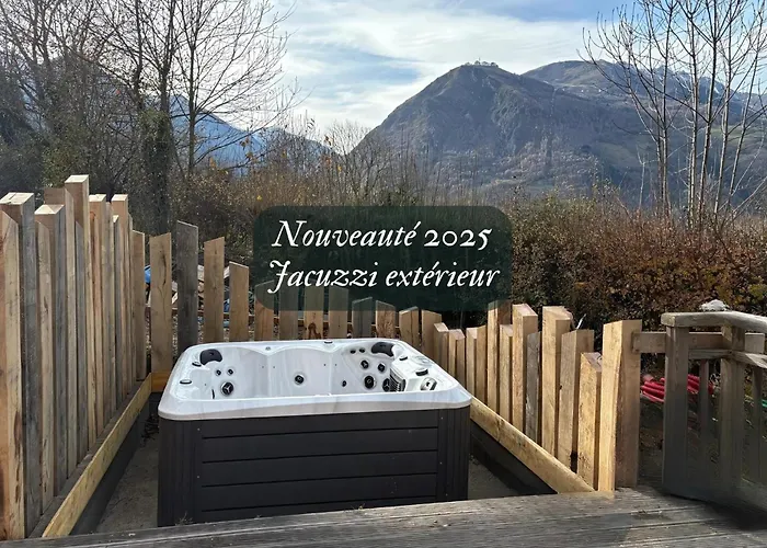 Maison Style 4 Etoiles Avec Jacuzzi- La Serenite De Sailhan شاليه Camparan